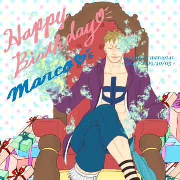 【ONE PIECE】マルコ(2019年誕生祭絵)