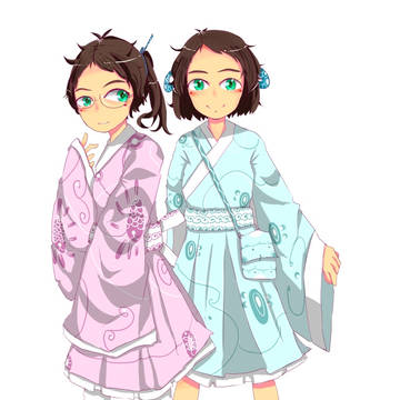 民族服饰（女儿们）