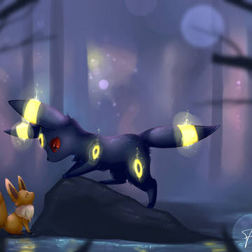 Eevee Umbreon Speedpaint