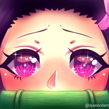 Nezuko's eyes