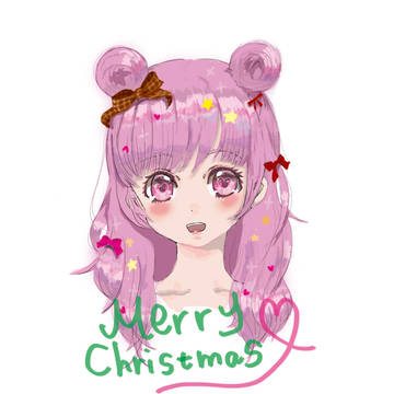 クリスマスのぴんくちゃん