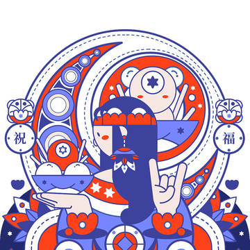 中秋节插图