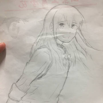 练习绘画（絵画を練習する）