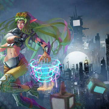 科幻綠光