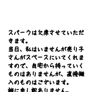 14日スパークについて