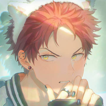 くーこーくんにいまいち似合ってない猫耳カチューシャつける