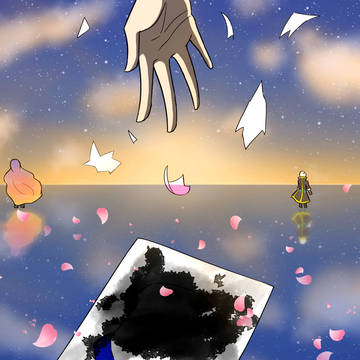 夕暮れ