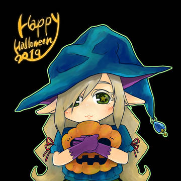 ハロウィンにスイカ