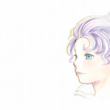 大逆転裁判2ログ ショタバロ色鉛筆絵