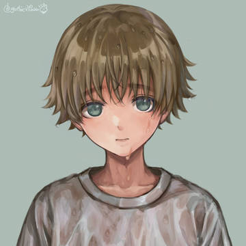 濡れちゃったね