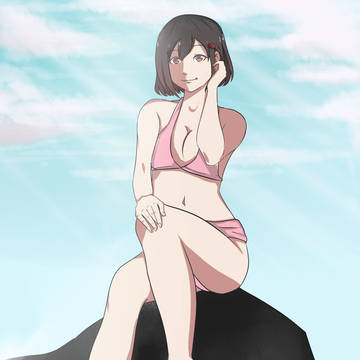 Short hair girl
