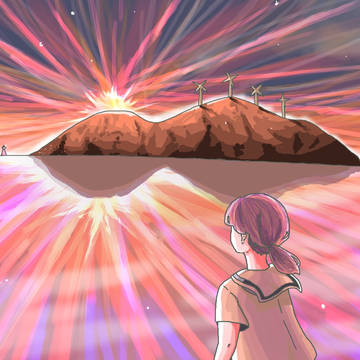 故郷の夕日/Sunset of the hometown