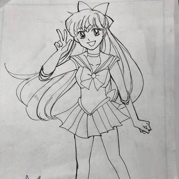 セーラーヴィーナス(線画)