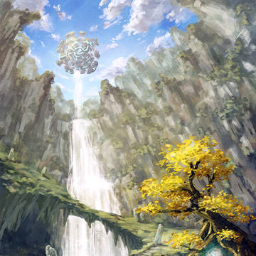 山頂の水源