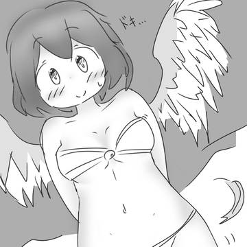 浜辺にて…