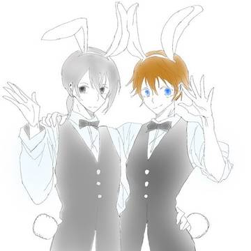カジノに居そうな2人?