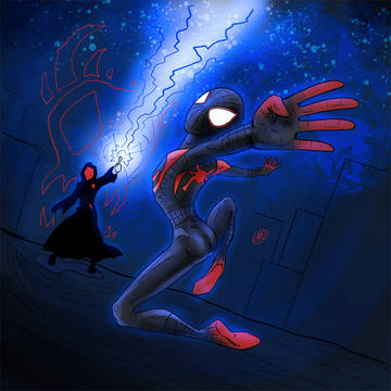 Miles Morales as Spiderman