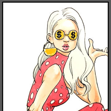 yo-yo lady