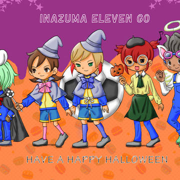 イナズマイレブンＧＯ2年トリオ＋2ハロウィン