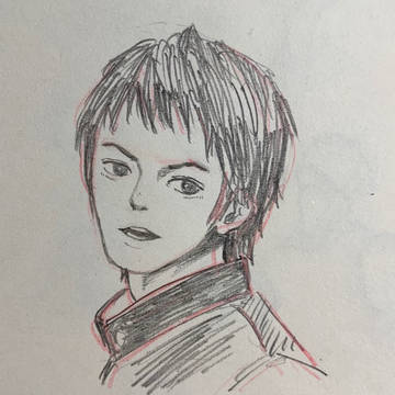 漫画人物みたいな遣都くんを描きました^_^似ていますか？