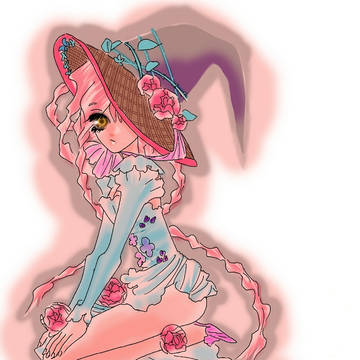 ハロウィンの薔薇の魔女。