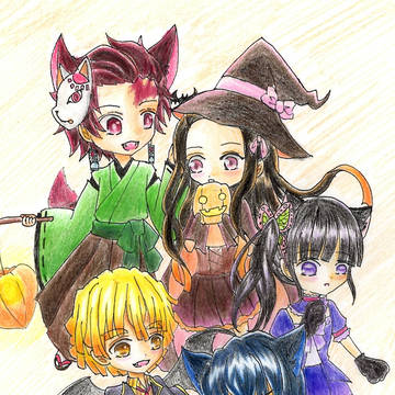 鬼滅でハロウィン