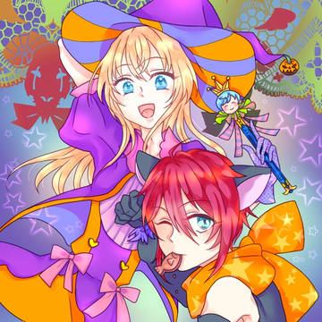 乱ちゃんと信濃くんのハロウィン