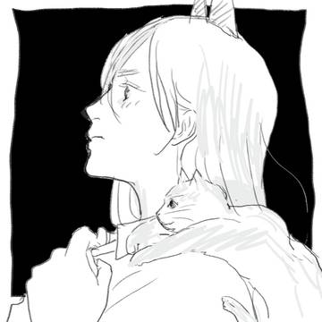 パワ子落書きです