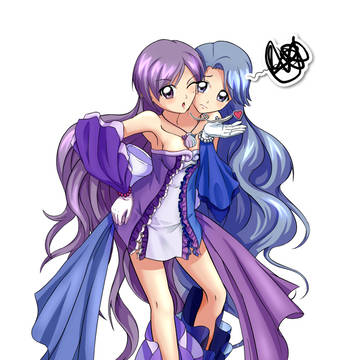 かれんとノエルを双頭でやってみた(アイドルバージョン)