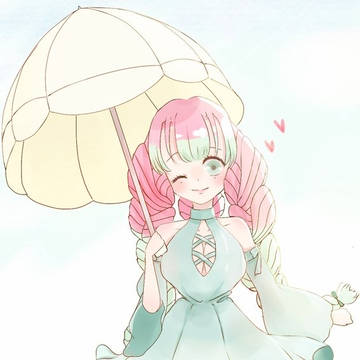 洋風な甘露寺蜜璃