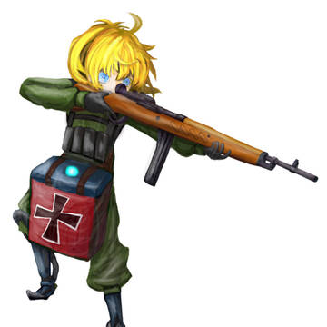 ターニャ＝デグラチェフ　戦闘服verと軍服ver