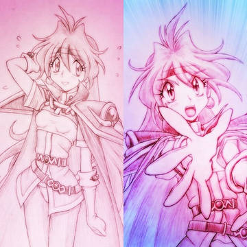 【半模写?】スレイヤーズ17巻挿絵リナ?