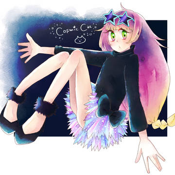 cosmic cat･:*+.