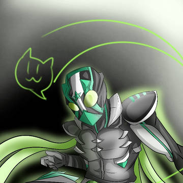 自分で作った仮面ライダーです