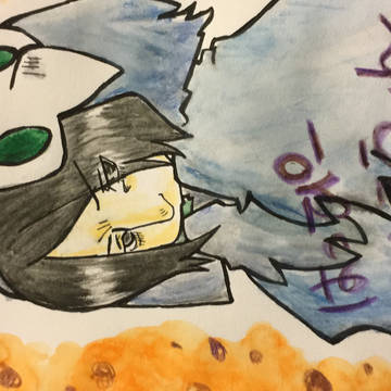 ハロウィンに遅れて描いたスネイプ先生