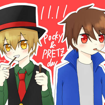 🐱🦀×ポッキー&プリッツの日