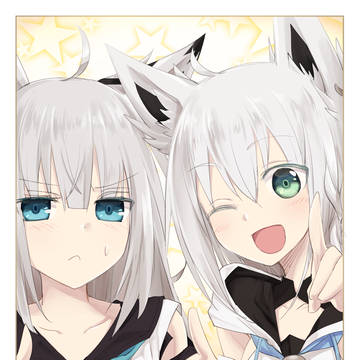 江風と白上フブキ