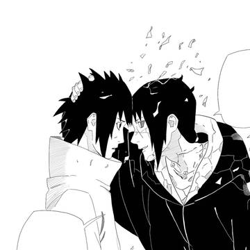 サスケxイタチ and サスケxデイダラ イラスト