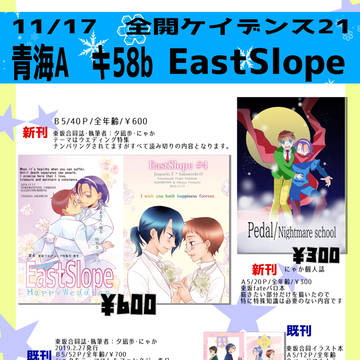 11/17・全ケイ21おしながき【EastSLope・東坂】