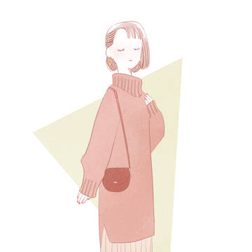 冬 ワンピ