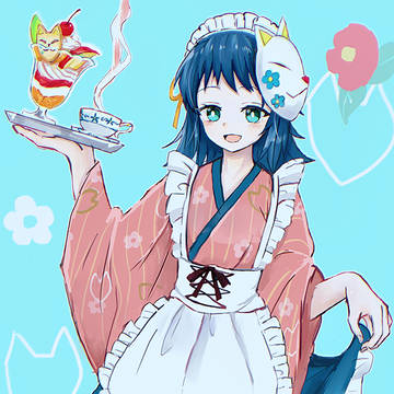 和風メイド真菰