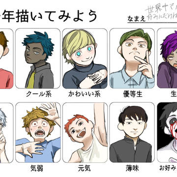 少年描いてみよう