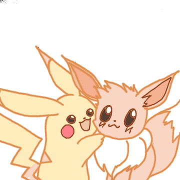 ピカチュウ&イーブイ