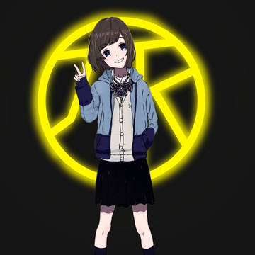 パーカー制服なJK