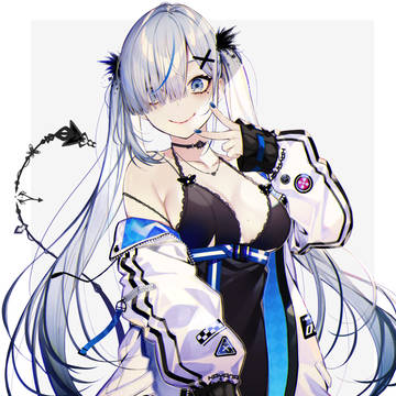 青系片目隠れっ子