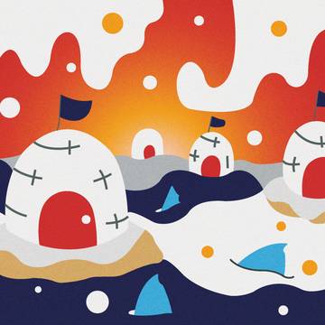 《浮木雪屋》