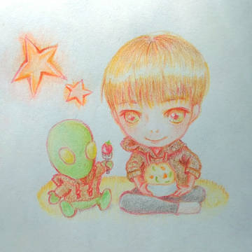 鶴房くん&宇宙人