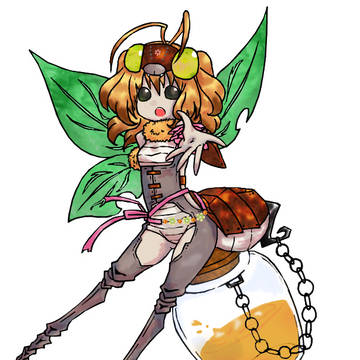 ネクロニカ用に書いた立ち絵2※微グロ注意