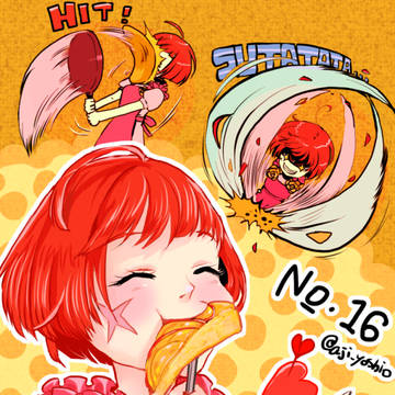 【祖メギドもぐもぐ企画様】ゼパル&アップルホットケーキ
