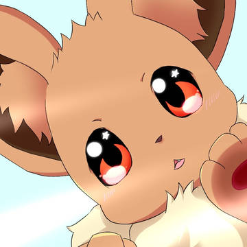 窓を見るとそこにはイーブイ
